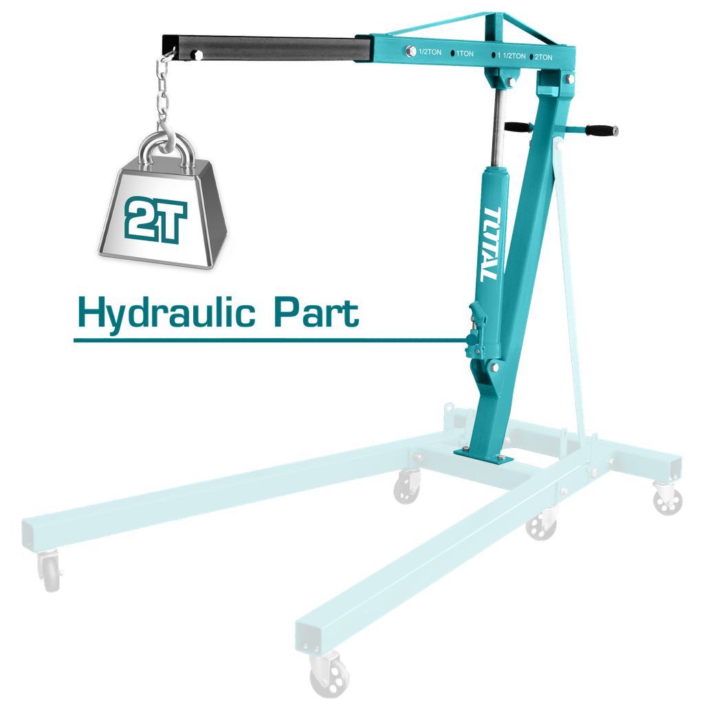 GRUA HIDRAULICA PARA PLUMA 2T INDUSTRIAL TOTAL  (THT11021-2)