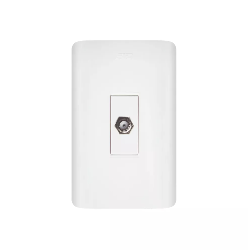 LINEA AVE  BLANCA INCRUSTRAR TOMA TV (15006TVA)