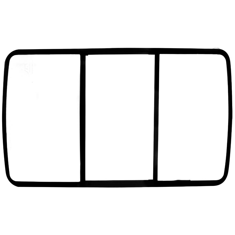 LINEA FUTURA BLANCA INCRUSTAR TAPA SENCILLA BLANCA Y BORDE NEGRO DUKE ENERGY (V16-01N)