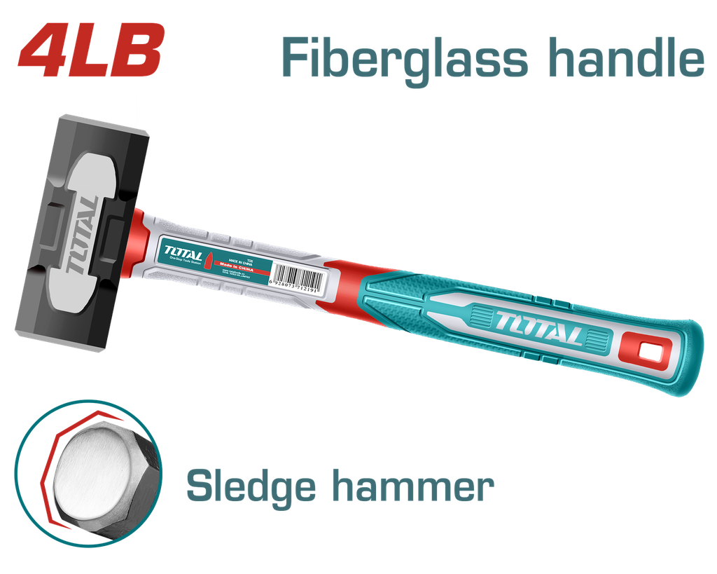 PORRA 4LB HIERRO MANGO FIBRA VIDRIO TOTAL (THSLH6104)