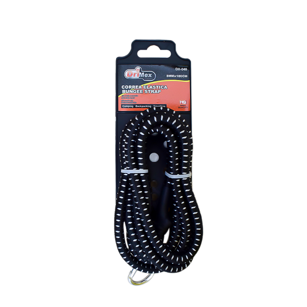 PULPO INDIVIDUAL GRUESO 180 CM CON GANCHO ALPINISTA