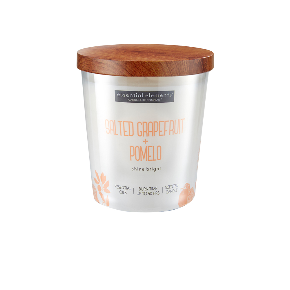 VELA 9 OZ ESSENTIAL ELEMENTS SALTED GRAPEFRUIT & POMELO CANDLE LITE (4471396)