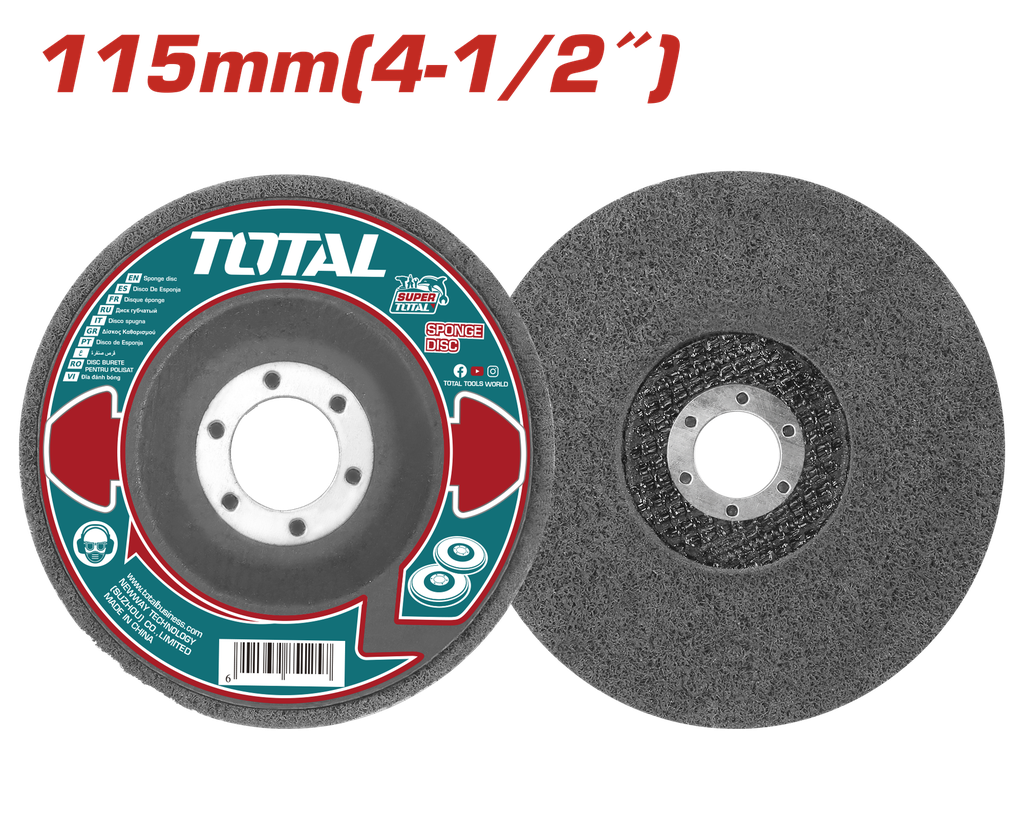 DISCO ESPONJA 4-1/2" SUPER TOTAL (TAC661151)