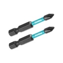 PUNTAS TALADRO DOBLE  IMANTADA 50MM (+) (+) JUEGO X 2 PZS INDUSTRIAL SUPER TOTAL (TACIM72PH265)