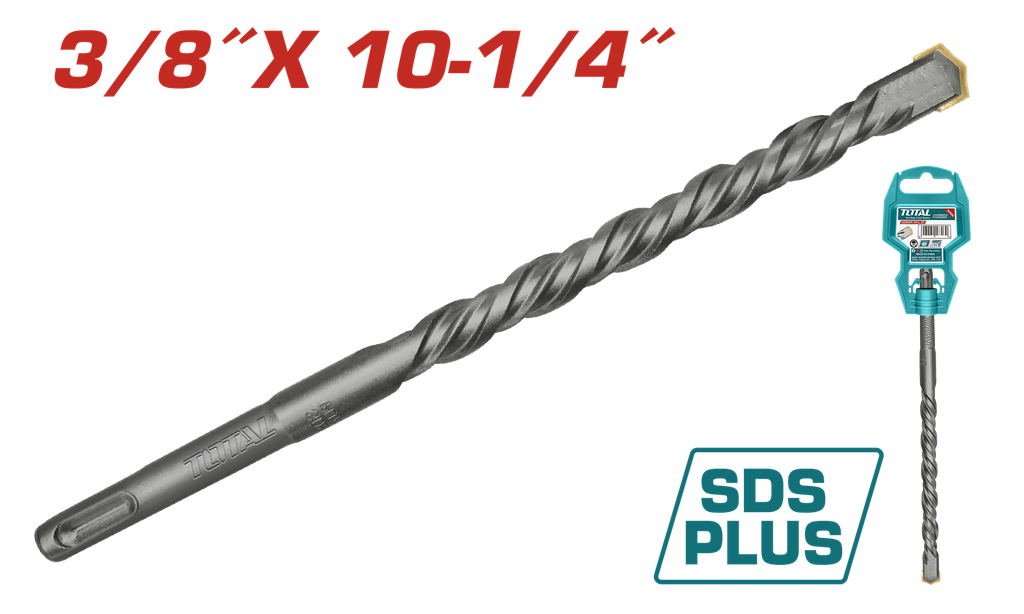 BROCA SDS PLUS 3/8 X 10-1/4" INDUSTRIAL SUPER TOTAL (TAC3103084)