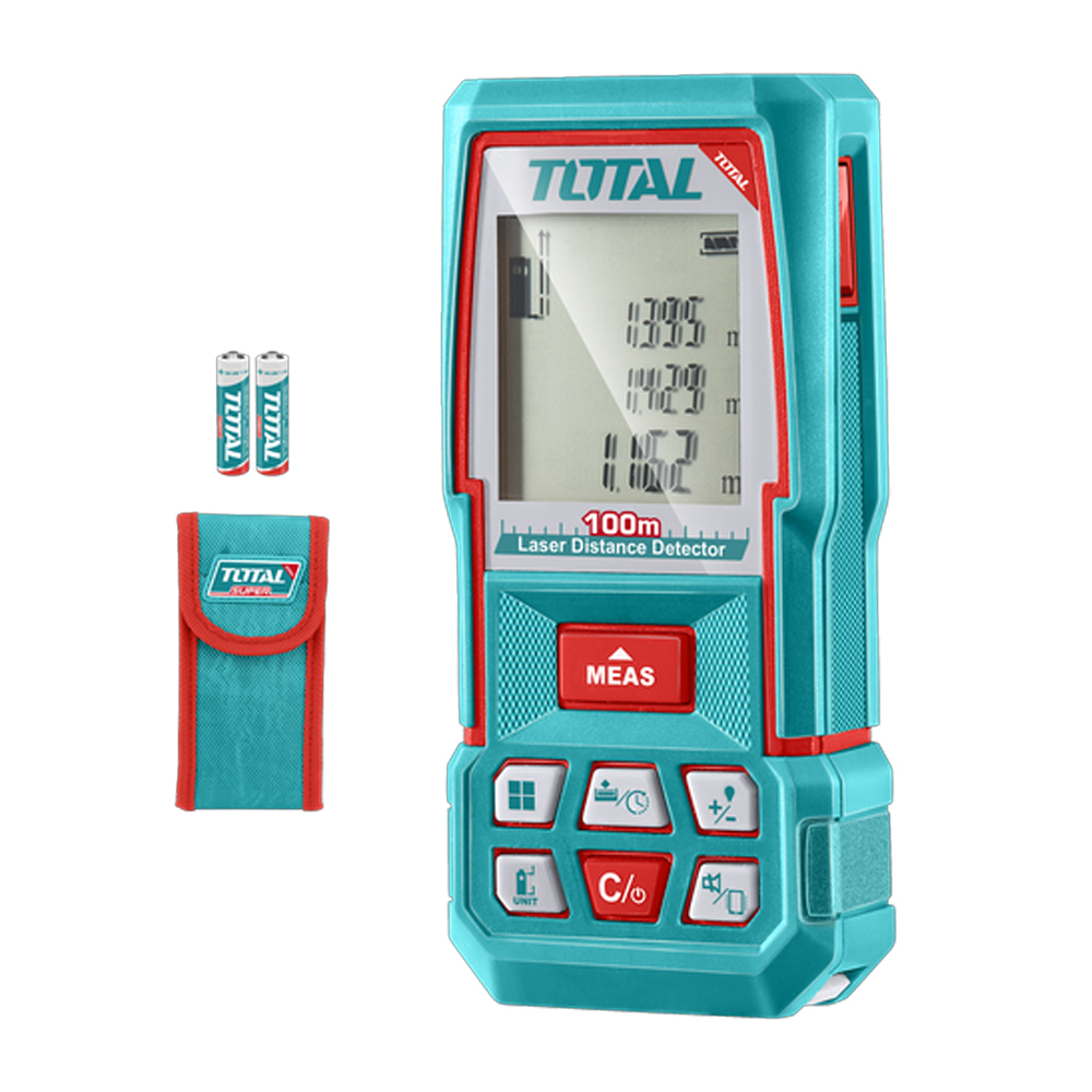 MEDIDOR DE DISTANCIAS LASER 100MTS TOTAL (TMT51036)