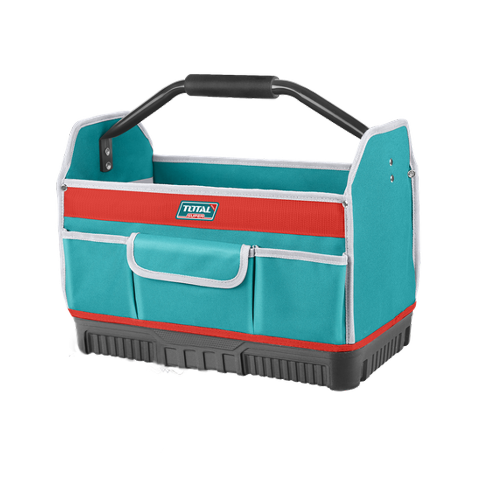 BOLSO DE HERRAMIENTAS 16 REFORZADO CAPACIDAD MAXIMA 15KG INDUSTRIAL SUPER TOTAL (THT36L03)