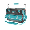 BOLSO DE HERRAMIENTAS 16 REFORZADO CON MANIJA METALICA CAPACIDAD MAXIMA 20KG INDUSTRIAL SUPER TOTAL (THT66L12)