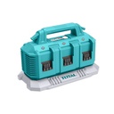 CARGADOR INTELIGENTE DE 6 PUERTOS  PARA BATERIAS 20V INDUSTRIAL  SUPER TOTAL (UTFCLI2064)