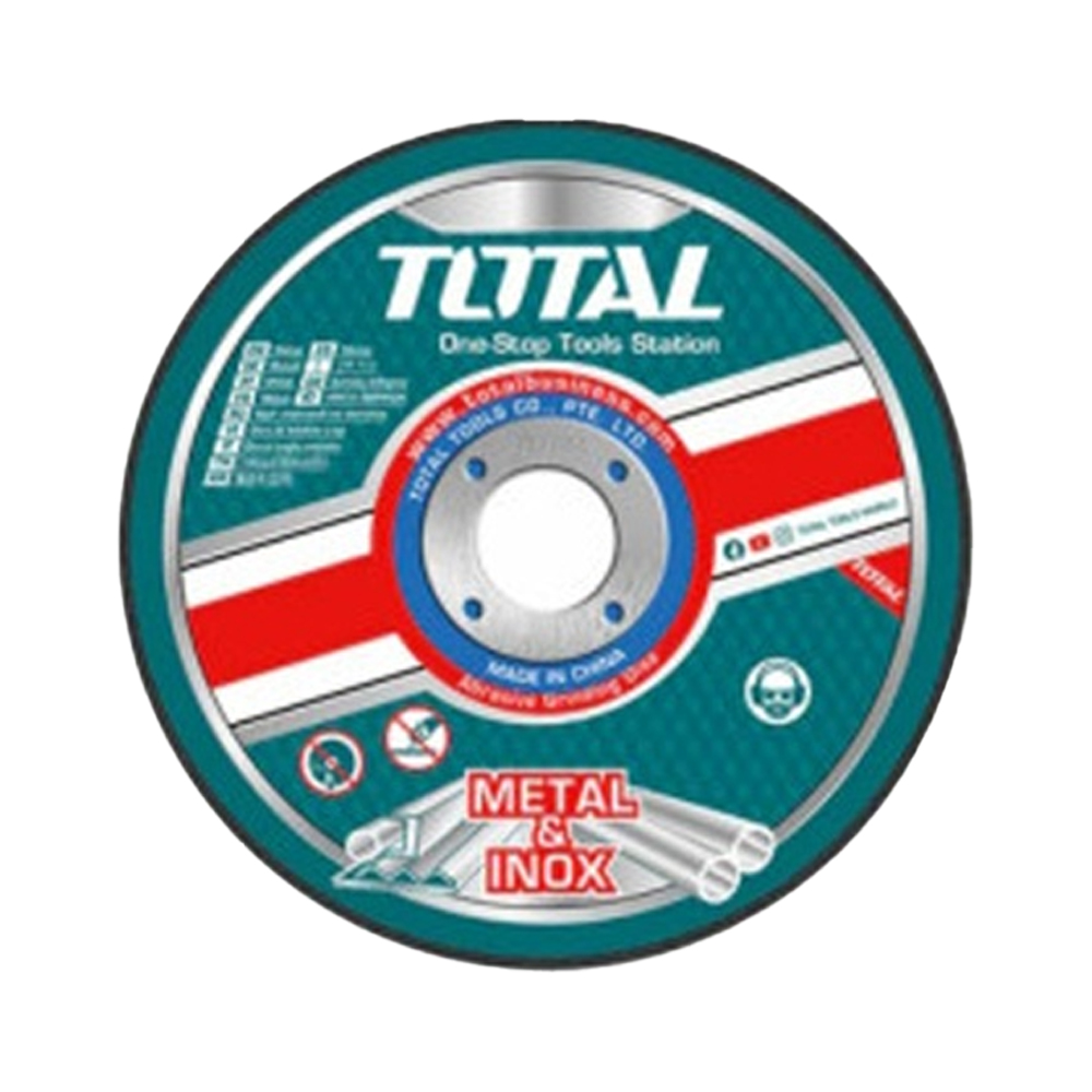 DISCO CORTE METAL/ACERO INOXIDABLE 7" CENTRO PLANO SUPER TOTAL (TAC2161801)