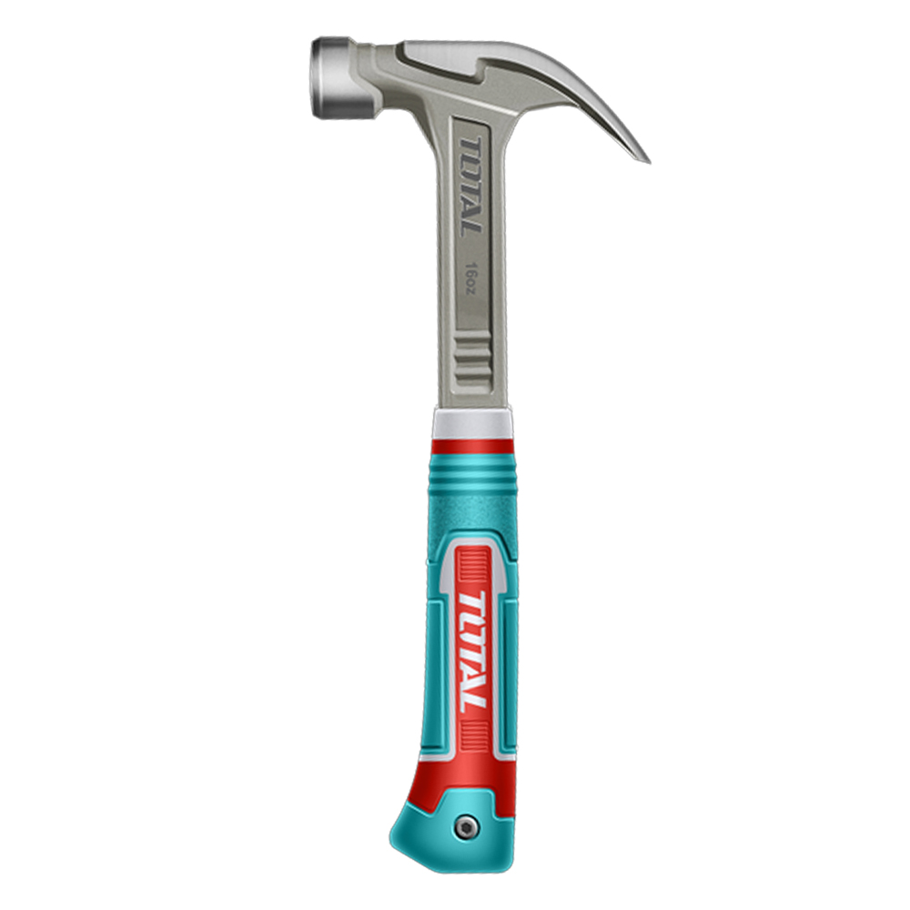 MARTILLO 16 OZ IMANTADO MANGO FIBRA DE VIDRIO INDUSTRIAL  SUPER TOTAL (THCH61016L)