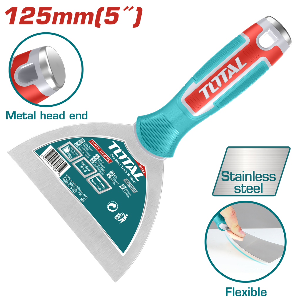 ESPATULA 5"  MANGO PLASTICO INDUSTRIAL SUPER TOTAL (THT831256)