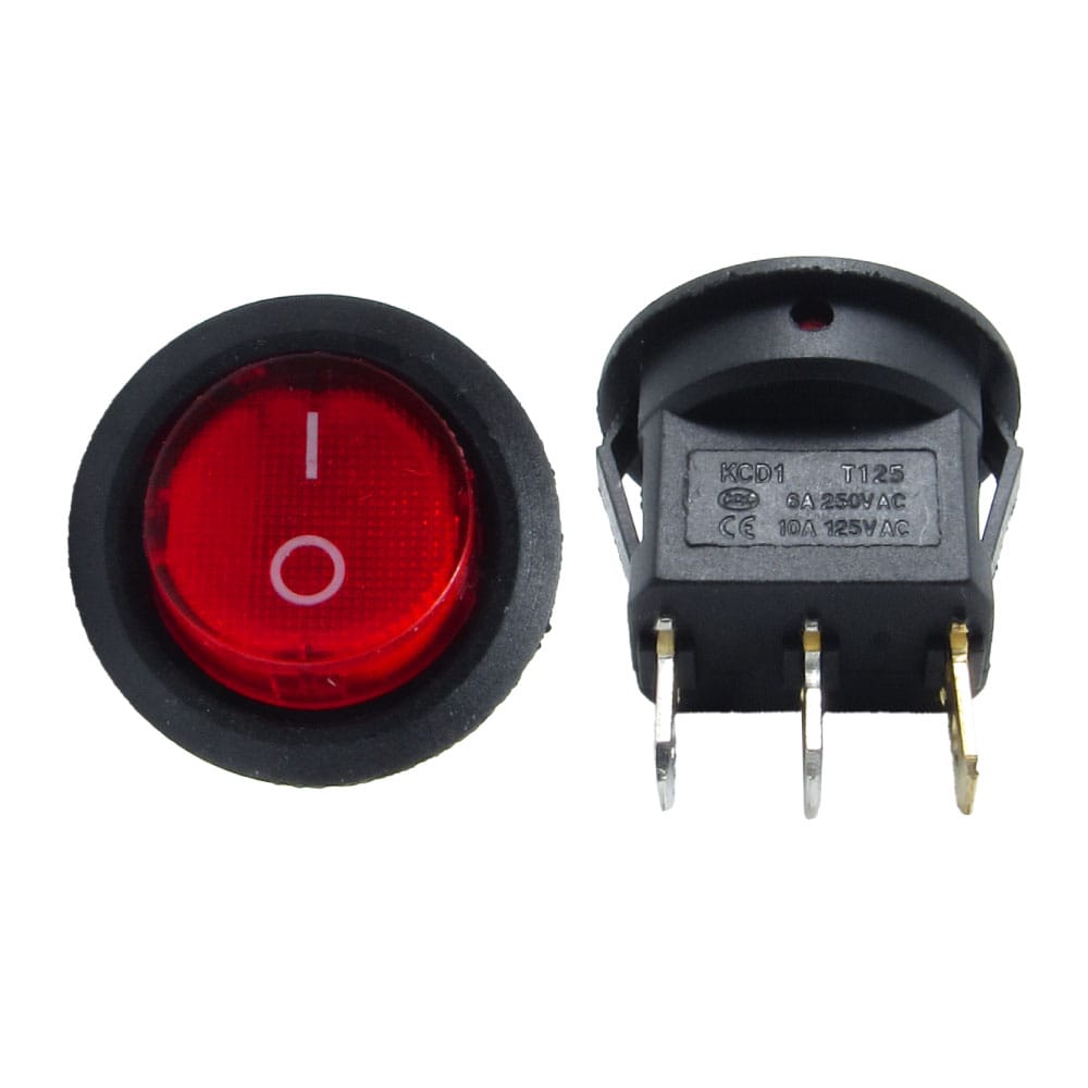 SWITCH BOTON REDONDO ON OFF (KCD1-T125)