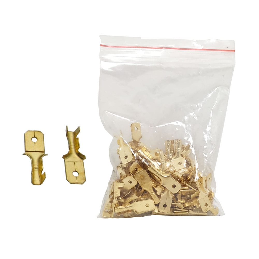 TERMINAL COBRE MACHO (63B) (BOLSA X100)