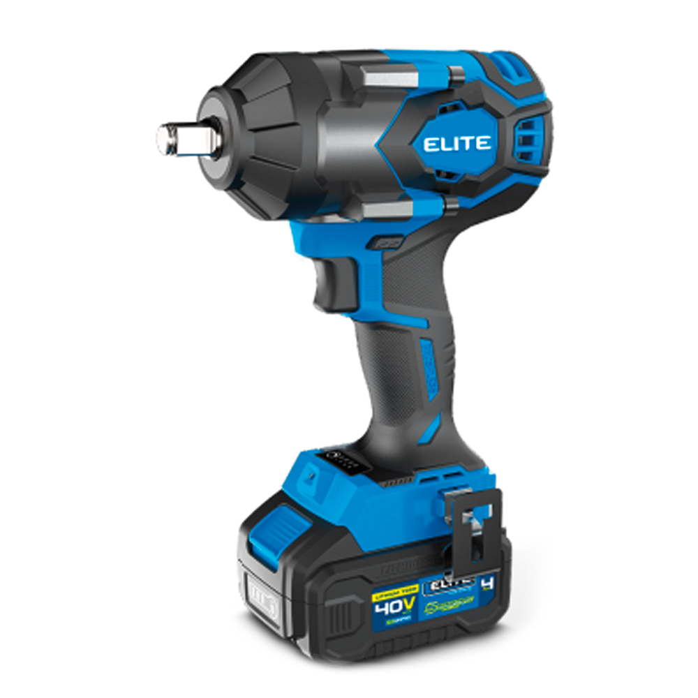PISTOLA DE IMPACTO INALAMBRICA SIN ESCOBILLAS 1/2" 40V 800NM + CARGADOR + 1 BAT 40V 4AH (SBLI4080)