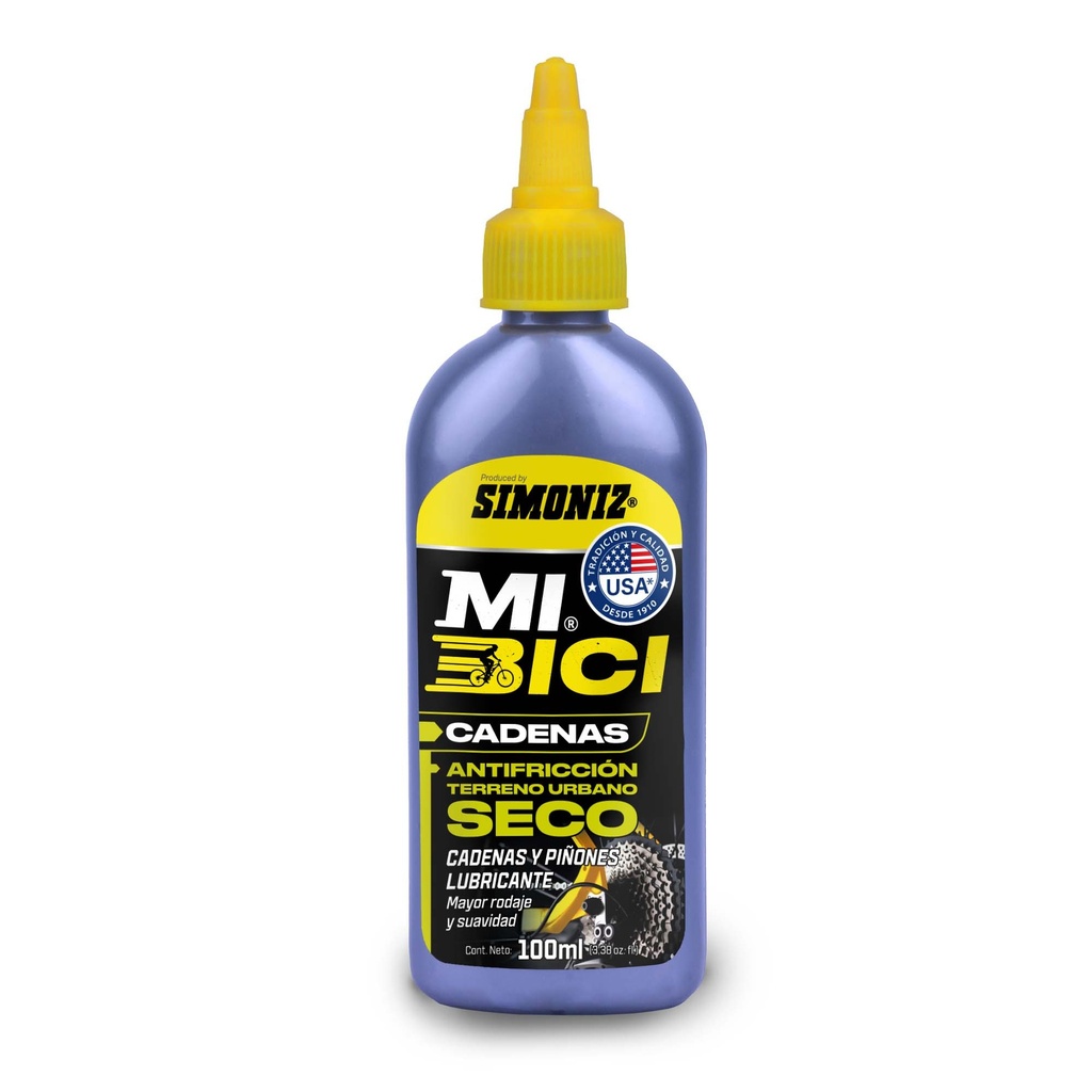LUBRICANTE CADENAS SIMONIZ MI BICI SECO TERRENO URBANO 110ML