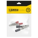 CAIMAN FORRADO PEQUEÑO CON TORNILLO PQTX 4 UDUKE (NEGRO, ROJO)