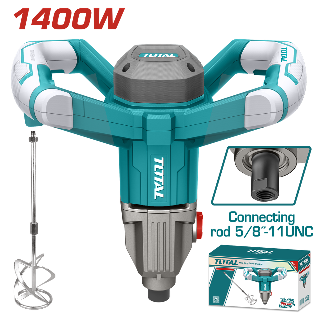 MEZCLADOR DE PINTURA  5/8-11 110-120V -1400W   INCLUYE BATIRDOR INDUSTRIAL SUPER TOTAL (UTD614006)