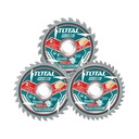 DISCO CORTE MADERA 6 1/2" JUEGO X 3 UNIDADES INDUSTRIAL  SUPER TOTAL (TAC236165)