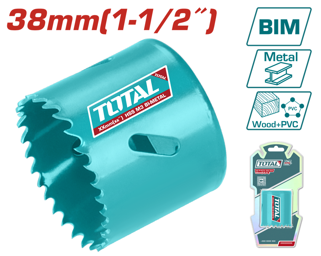 SIERRA COPA BIMETAL 1-1/2" SUPER TOTAL (TAC410381)