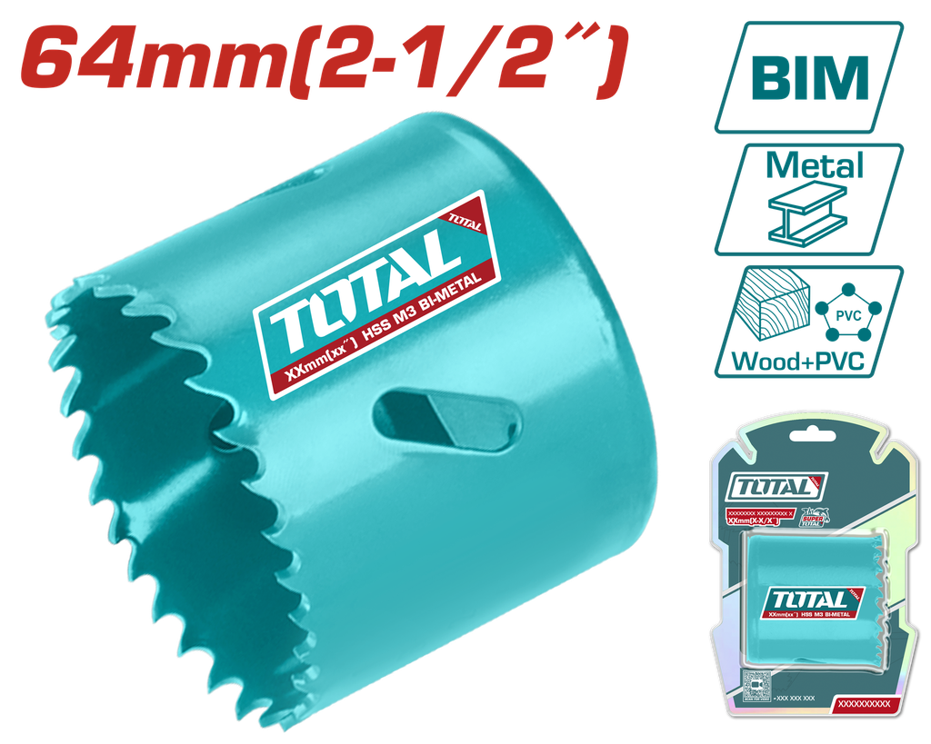 SIERRA COPA BIMETAL 2-1/2" SUPER TOTAL (TAC410641)