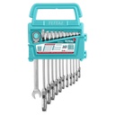 LLAVE MIXTA CON RACHE FLEXIBLE 8 - 19 MM JUEGO X 12 PZS  INDUSTRIAL SUPER TOTAL (THT102RK5126)