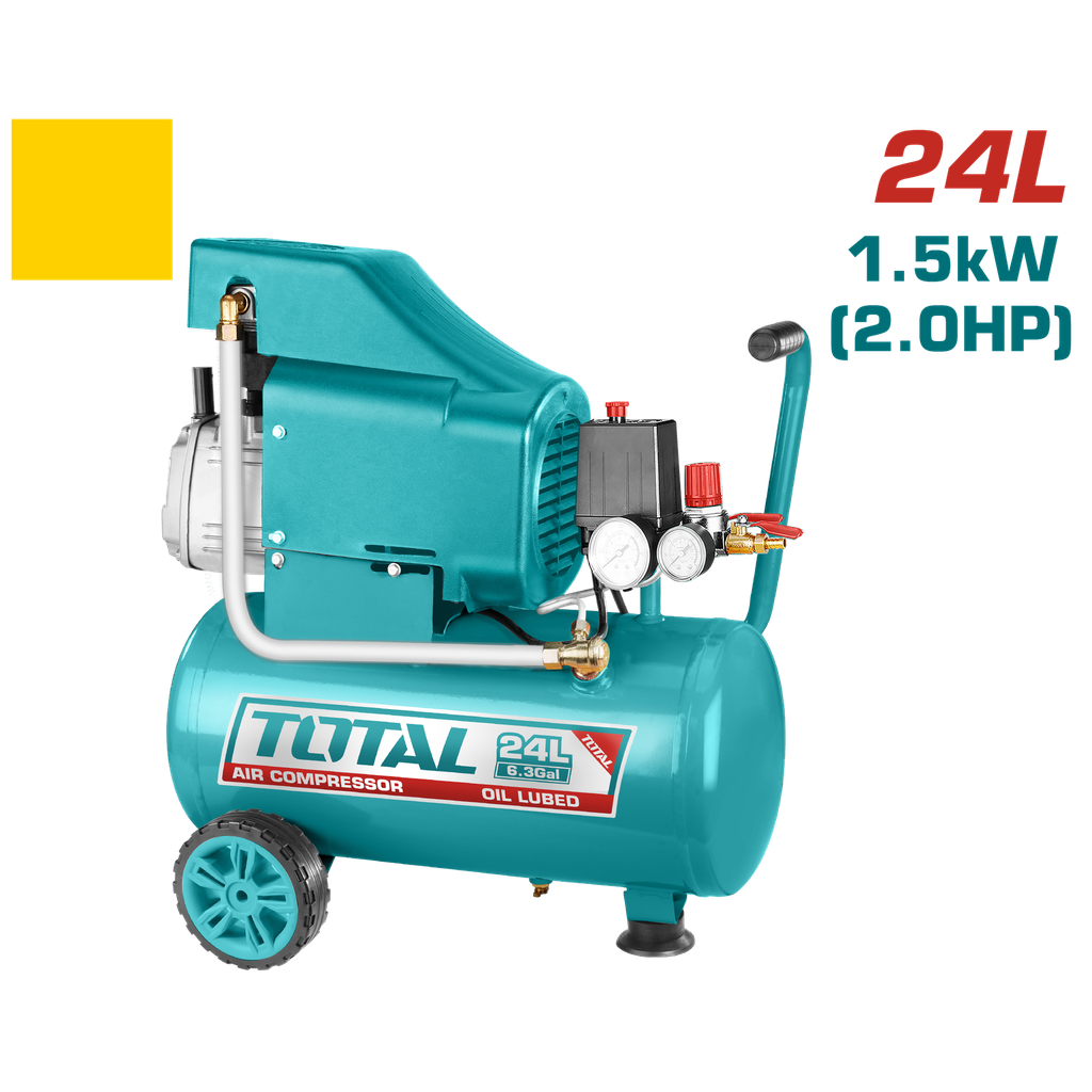 COMPRESOR AIRE HORIZONTAL 24L 2.0HP 116PSI 110-120V 60HZ SUPER TOTAL (UTC220246)