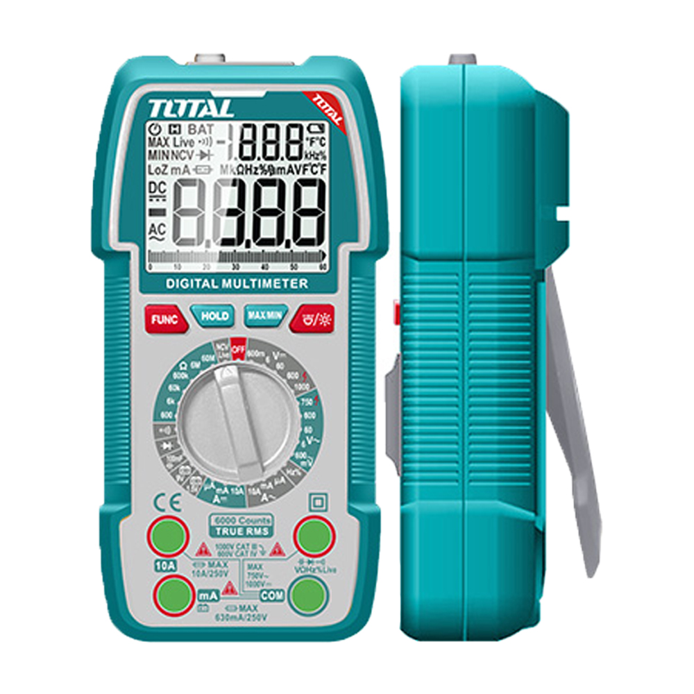TESTER DIGITAL 1000V INDUSTRIAL  SUPER  TOTAL (TMT5310002)