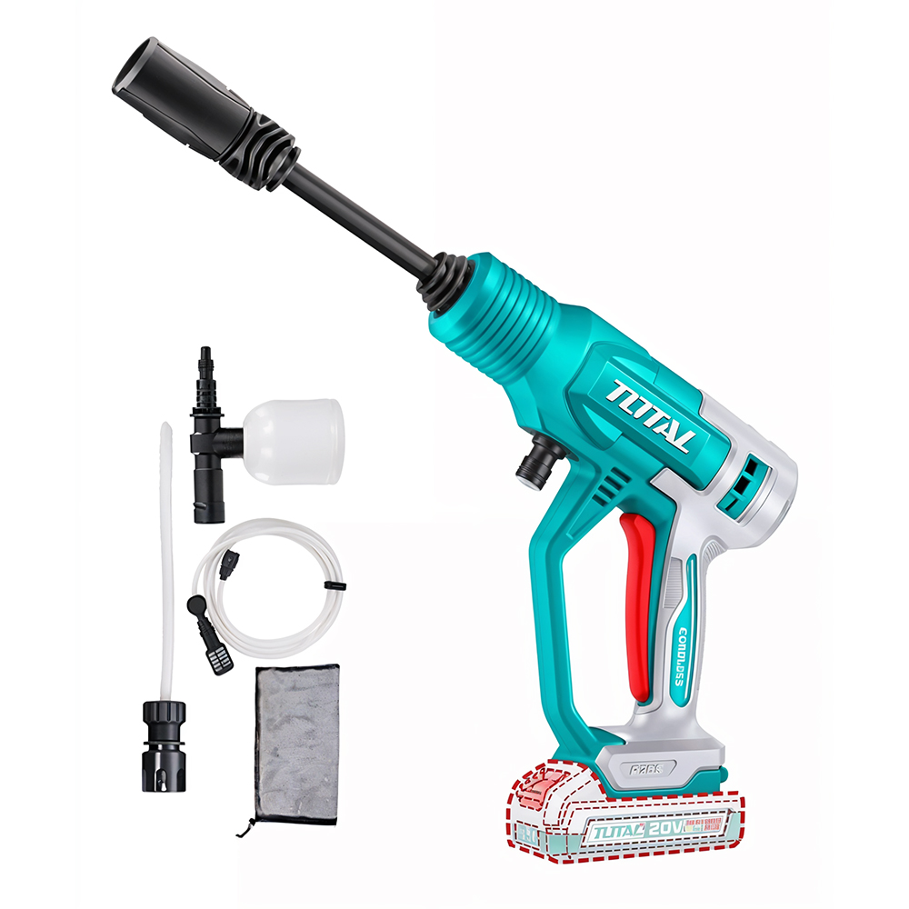 HIDROLAVADORA INALAMBRICA 20V PORTATIL BATERIA Y CARGADOR NO INCLUIDO SUPER TOTAL (TPWLI2036)