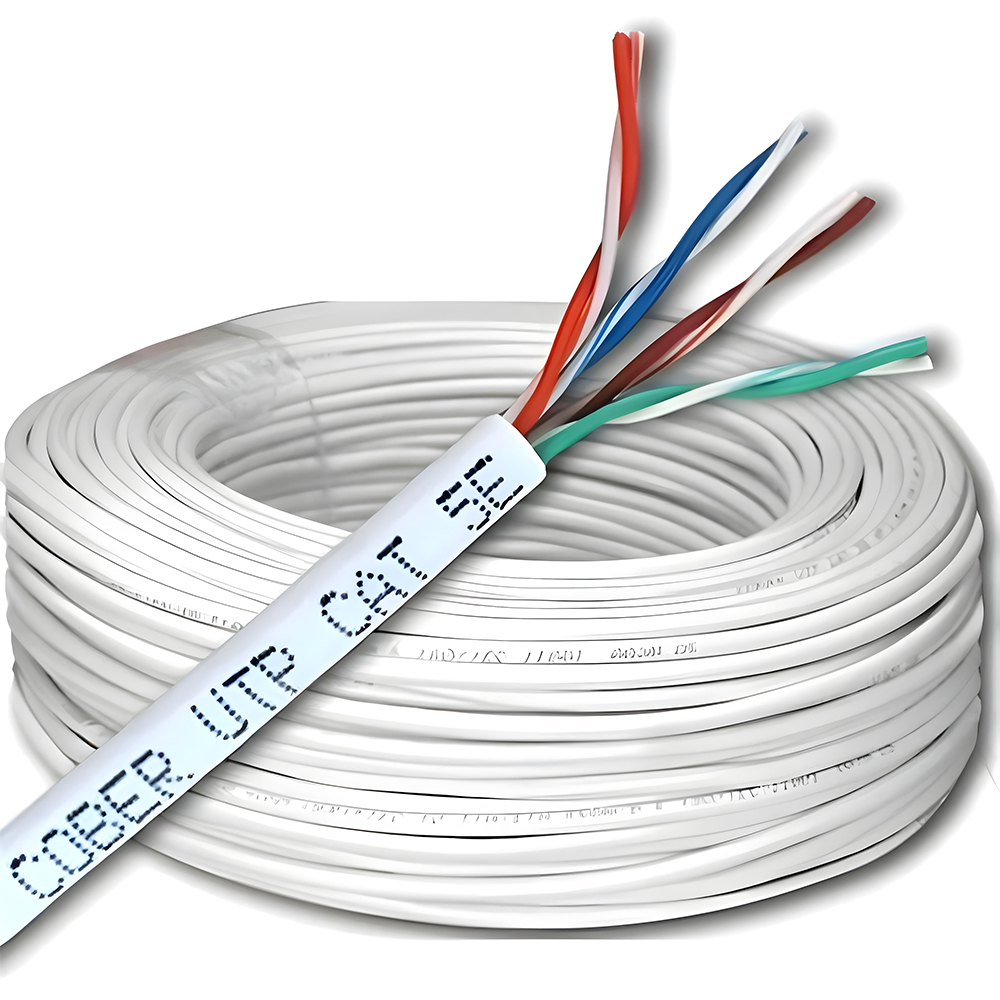 CABLE UTP TITANIUM CCA CAT 5E INTERIOR 305M BLANCO  (60%COBRE-40%ALUMINIO)(TTA196)