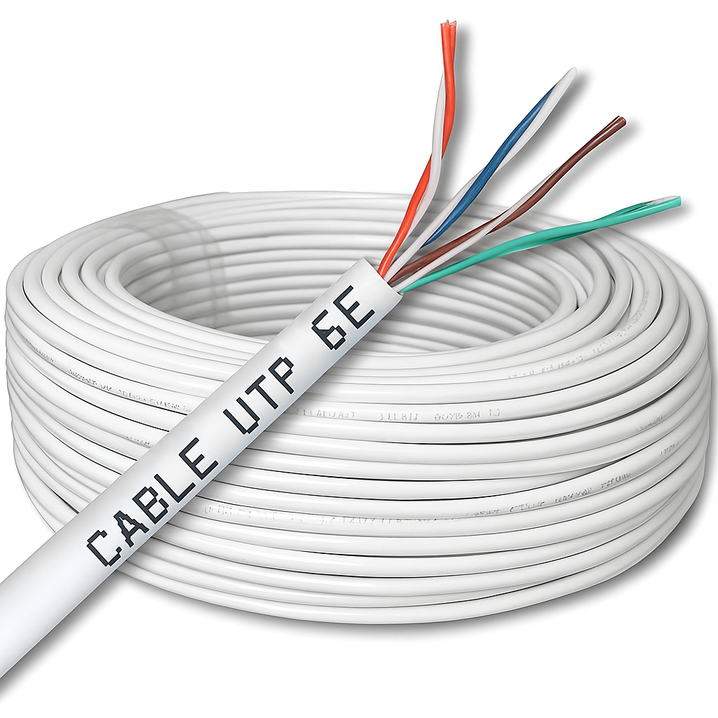 CABLE UTP TITANIUM CCA CAT 6 INTERIOR 305M BLANCO (60%COBRE-40%ALUMINIO)(TTA197)
