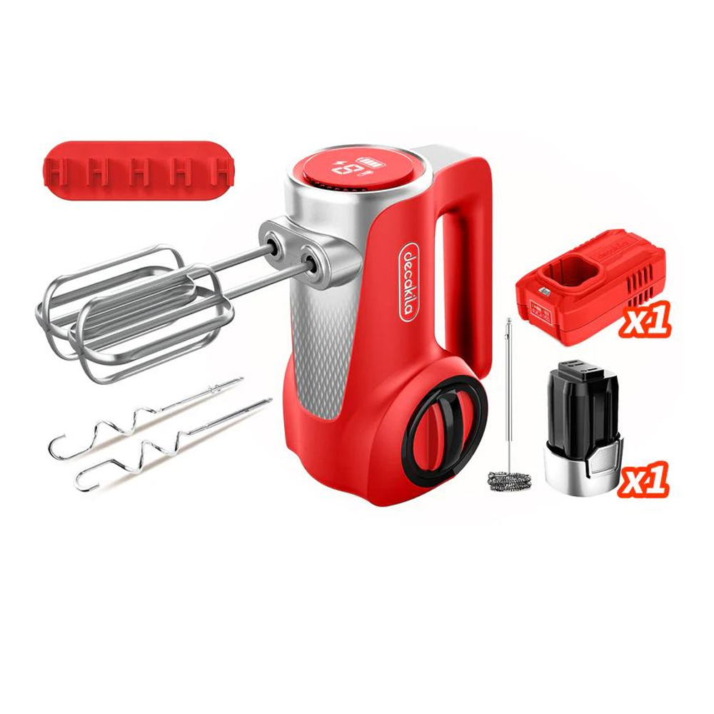 BATIDORA INALAMBRICA 16V INCLUYE  BATERIA Y CARGADOR DECAKILA (KUMX023R)