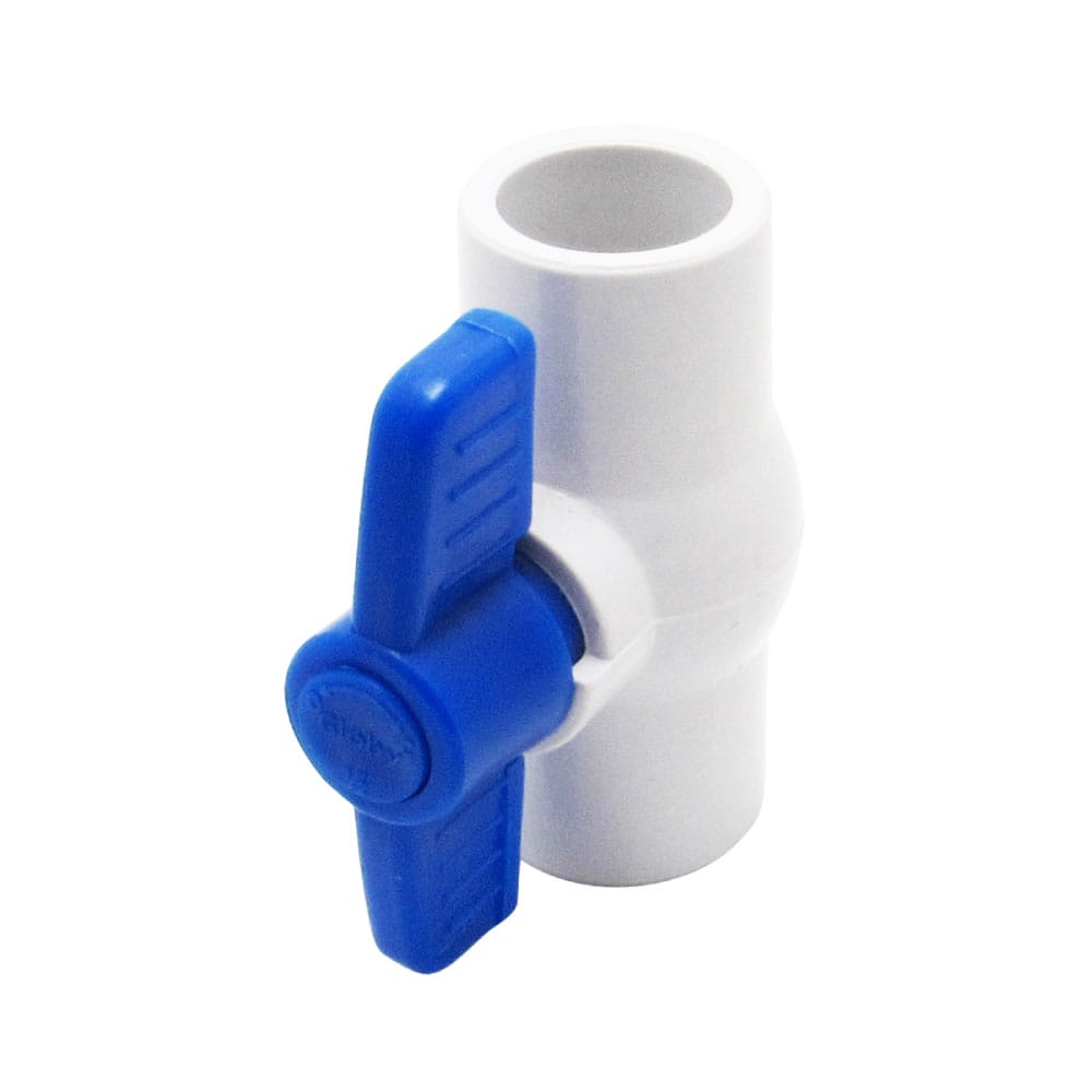 LLAVE BOLA PVC LISA 1/2 (107-1/2 )