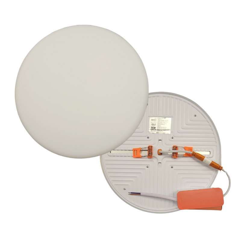 PANEL LED 36W REDONDO INCRUSTAR SIN MARCO LUZ DIA 6500K 