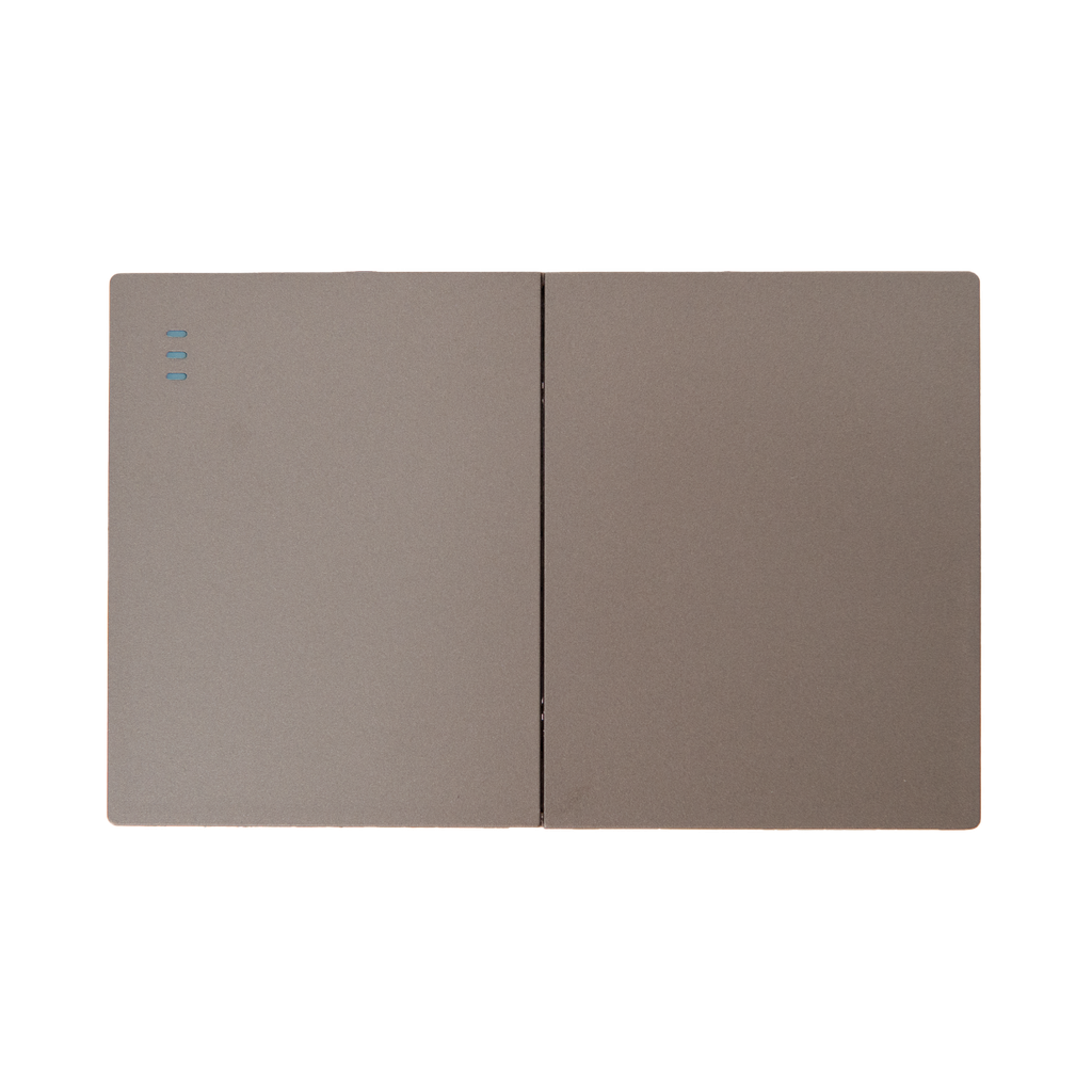 SWICHE DOBLE TERRA GRIS UDUKE (V8-007)