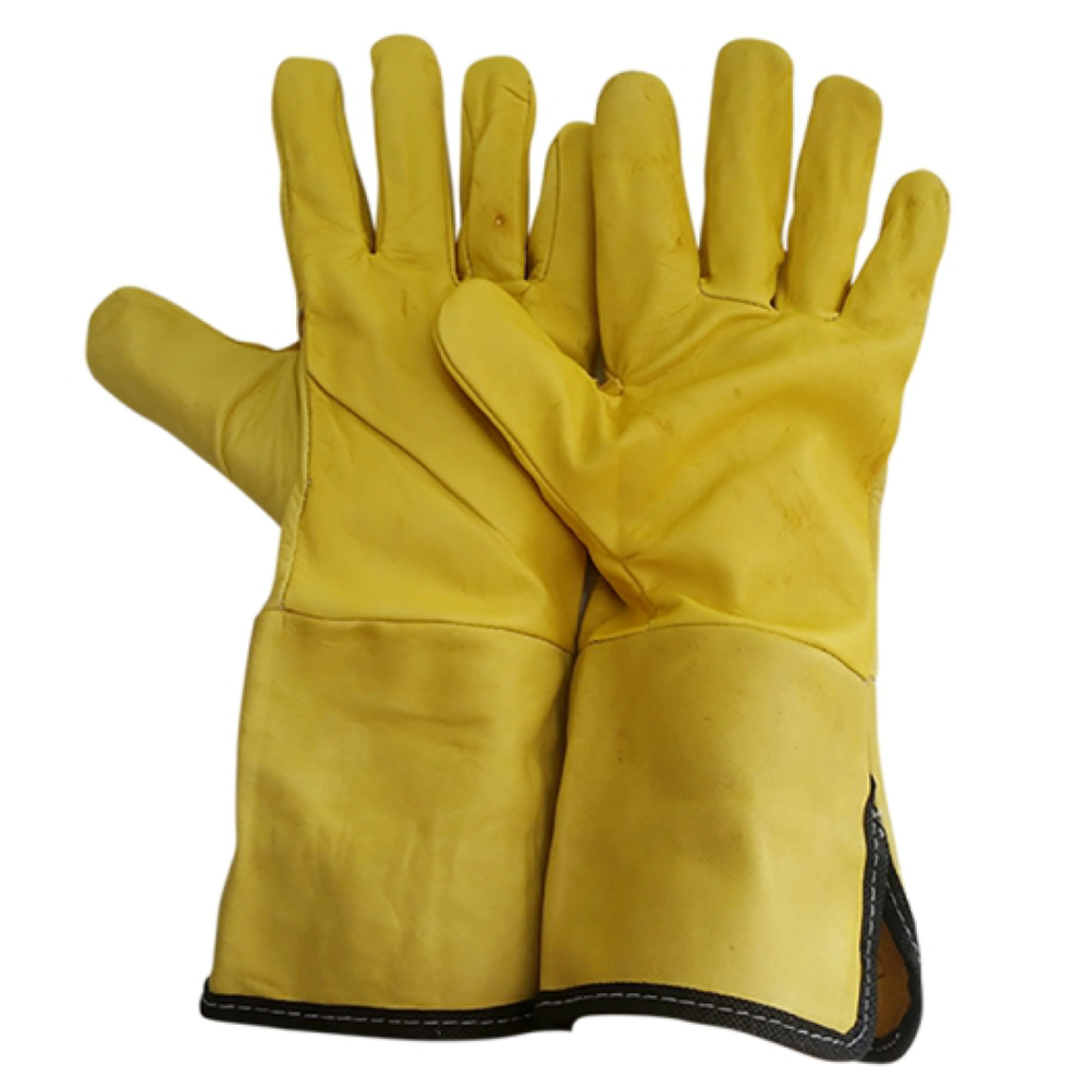 GUANTE INGENIERO LARGO PARA TRABAJO PESADO (VAQUETA) (I266)