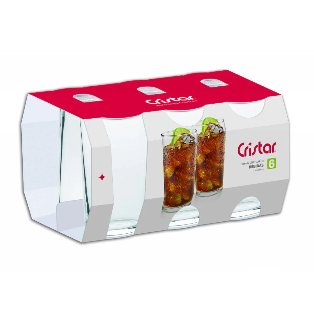VASO CRISTAL MONTECARLO 2802CL CRISTAR (10026069)