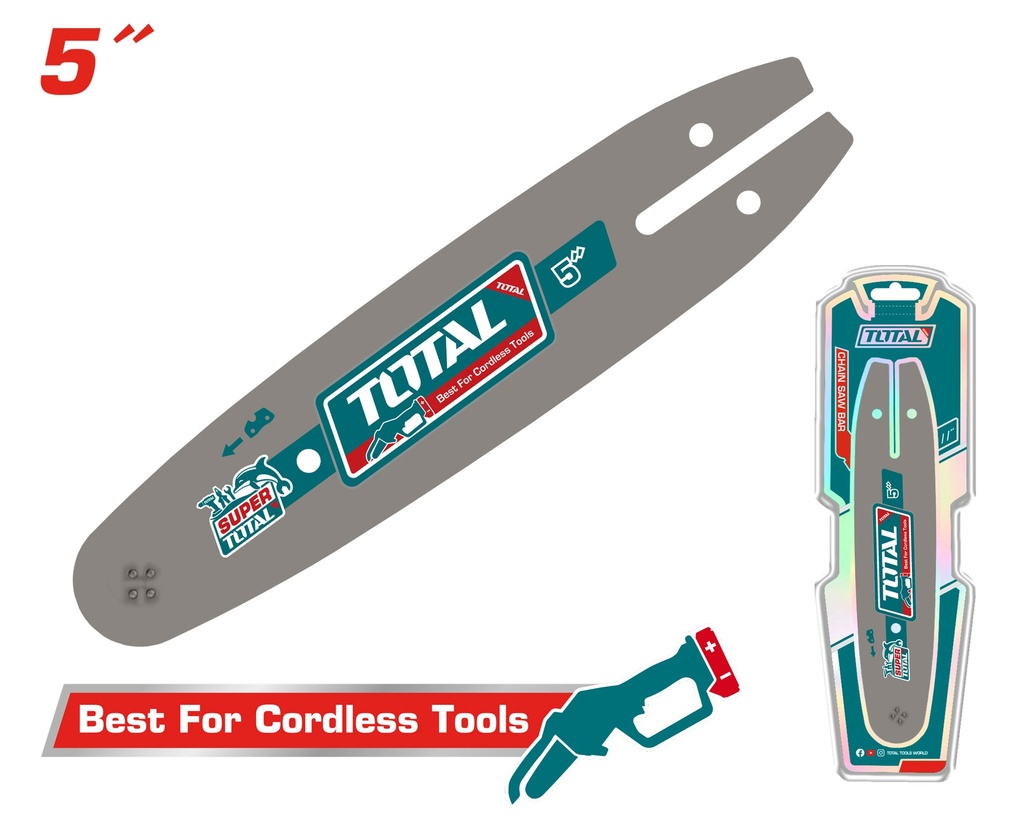 ESPADA PARA MOTOSIERRA 5" INDSUTRIAL TOTAL (TGTSB50501)