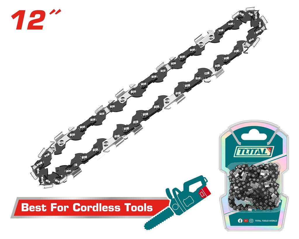 CADENA PARA MOTOSIERRA 12" INDUSTRIAL TOTAL (TGTSC51201)