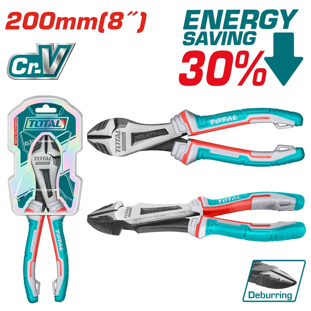 CORTAFRIO 8" CORTE DIAGONAL CROMO VANADIUM INDUSTRIAL TOTAL (THT27816S)