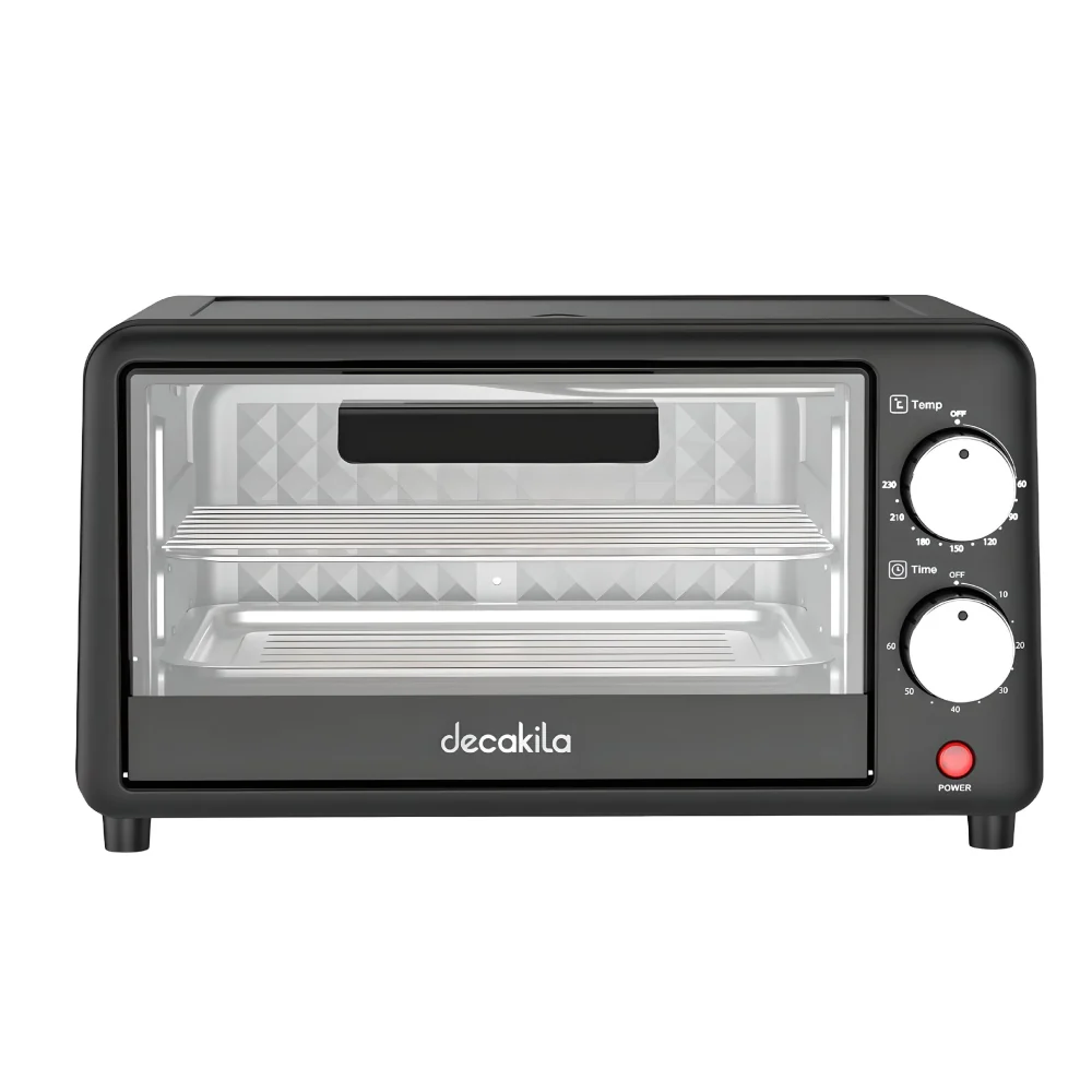 HORNO TOSTADOR CAPACIDAD 10L CONTROL DE TEMPERATURA 230 °C 120V DECAKILA (KUEV022B)