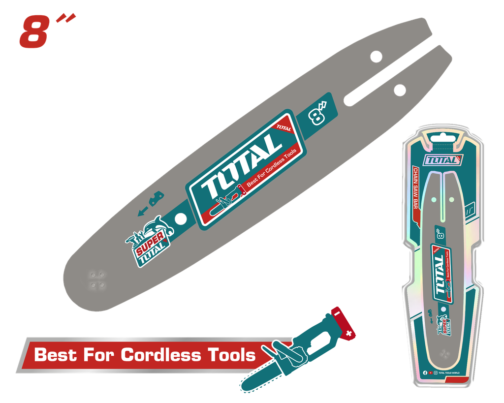 ESPADA PARA MOTOSIERRA 8" INDSUTRIAL TOTAL (TGTSB50801)