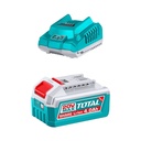 KIT DE 1 BATERIA  4.0AH + CARGADOR DE 20V INDUSTRIAL SUPER TOTAL (UTFBCPK1012)