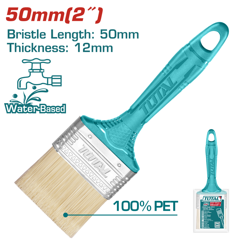 BROCHA 2" MANGO PLASTICO TOTAL (THT840206)