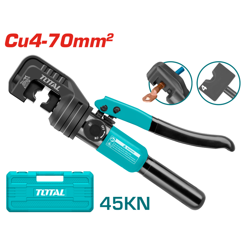 PONCHADORA HIDRAULICA CU4-70MM2 45KN TOTAL (THCT070)