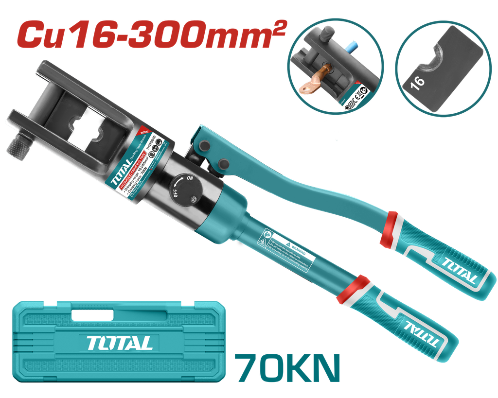 PONCHADORA HIDRAULICA CU16-300MM2 70KN TOTAL (THCT0240)