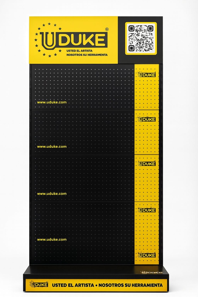 MATERIAL PUBLICITARIO (EXHIBIDOR UDUKE KIT COMPLETO DE 220CM) (225X94X45)