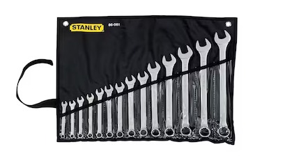 LLAVE MIXTA STANLEY JUEGO X 14 MM (7-24mm (86-081)