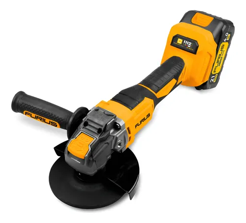 PULIDORA INALAMBRICA 4 1/2" 21V INCLUYE CARGADOR +  BATERIA 4AH FURIUS (FAG20B)  