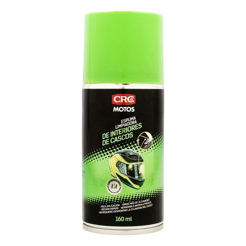 ESPUMA LIMPIADORA PARA INTERIORES DE CASCOS CRC (10399820)